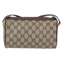 GUCCI GG Supreme Web Sherry Line Bag PVC Beige Gold 89 02 018 Auth ep13467-2