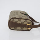 GUCCI GG Supreme Web Sherry Line Bag PVC Beige Gold 89 02 018 Auth ep13467-3