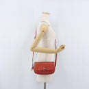LOEWE Shoulder Bag Leather Red Gold Auth ep13468-23