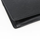 LOUIS VUITTON Epi Serie Dragonne Clutch Bag Black Noir M52612 LV Auth ep13469-16