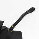 LOUIS VUITTON Epi Serie Dragonne Clutch Bag Black Noir M52612 LV Auth ep13469-8