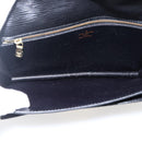 LOUIS VUITTON Epi Serie Dragonne Clutch Bag Black Noir M52612 LV Auth ep13469-10