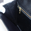 LOUIS VUITTON Epi Serie Dragonne Clutch Bag Black Noir M52612 LV Auth ep13469-20