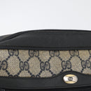 GUCCI GG Supreme Sherry Line Shoulder Bag PVC Navy Gold 89 02 004 Auth ep13472-8