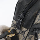 GUCCI GG Supreme Sherry Line Shoulder Bag PVC Navy Gold 89 02 004 Auth ep13472-9