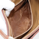 CELINE Macadam Canvas Shoulder Bag PVC Leather Brown Gold Auth ep13480-21
