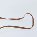 CELINE Macadam Canvas Shoulder Bag PVC Leather Brown Gold Auth ep13480-8