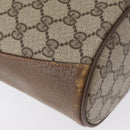 GUCCI GG Supreme Web Sherry Line Bag PVC Beige Gold 904 02 081 Auth ep13481-9