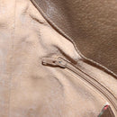 GUCCI GG Supreme Web Sherry Line Bag PVC Beige Gold 904 02 081 Auth ep13481-21