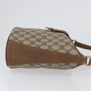 GUCCI GG Supreme Web Sherry Line Bag PVC Beige Gold 904 02 081 Auth ep13481-3