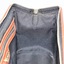 FENDI Pecan Canvas Hand Bag Black Brown Auth ep13483-21