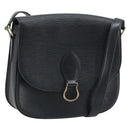 LOUIS VUITTON Epi Saint Cloud GM Shoulder Bag Black Noir M52192 LV Auth ep13485-1