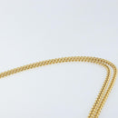 Christian Dior Honeycomb Canvas Chain Shoulder Bag PVC White Gold Auth ep13486-8