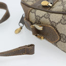 GUCCI GG Supreme Web Sherry Line Bag PVC Beige Gold 010 378 Auth ep13488-14