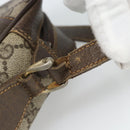 GUCCI GG Supreme Web Sherry Line Bag PVC Beige Gold 010 378 Auth ep13488-16