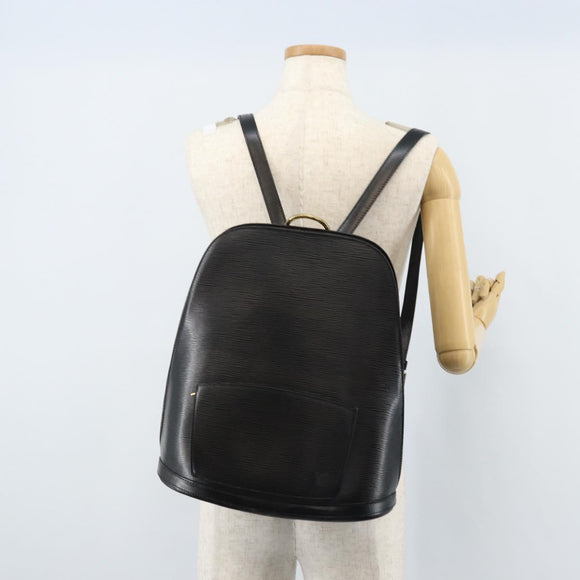 LOUIS VUITTON Epi Gobelins Backpack Black M52292 LV Auth ep13491