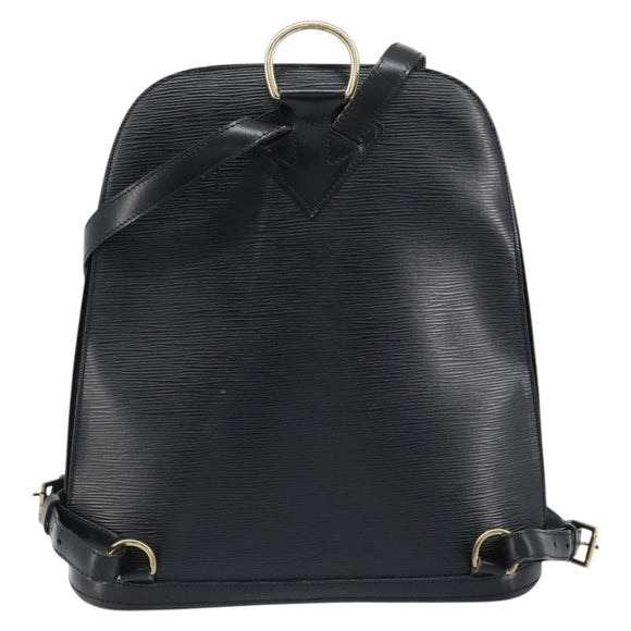 LOUIS VUITTON Epi Gobelins Backpack Black M52292 LV Auth ep13491