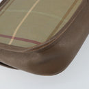 Burberrys Nova Check Shoulder Bag Canvas Beige Gold Auth ep13493-13