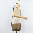 Burberrys Nova Check Shoulder Bag Canvas Beige Gold Auth ep13493-21
