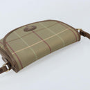 Burberrys Nova Check Shoulder Bag Canvas Beige Gold Auth ep13493-6