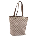 GUCCI GG Canvas Tote Bag Pink Gold 002 1099 Auth ep13494-1