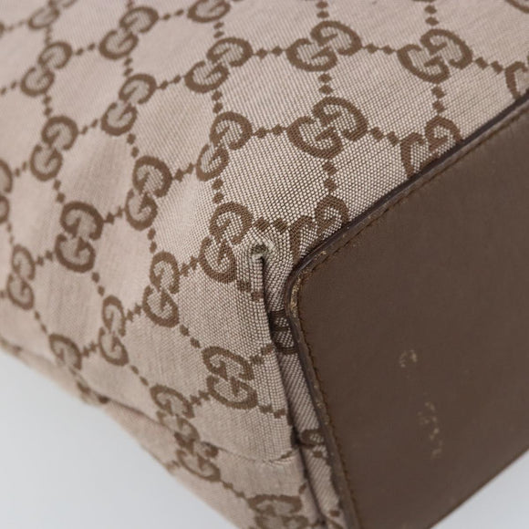 GUCCI GG Canvas Tote Bag Pink Gold 002 1099 Auth ep13494