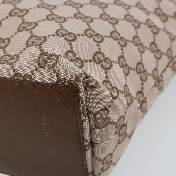 GUCCI GG Canvas Tote Bag Pink Gold 002 1099 Auth ep13494