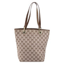 GUCCI GG Canvas Tote Bag Pink Gold 002 1099 Auth ep13494-2