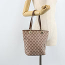 GUCCI GG Canvas Tote Bag Pink Gold 002 1099 Auth ep13494-23