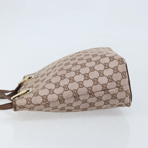 GUCCI GG Canvas Tote Bag Pink Gold 002 1099 Auth ep13494