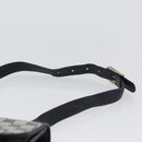 GUCCI GG Supreme Shoulder Bag PVC Navy Gold Auth ep13495-8