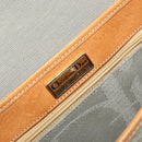 Christian Dior Trotter Canvas Shoulder Bag Gray Gold Auth ep13499-17