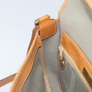 Christian Dior Trotter Canvas Shoulder Bag Gray Gold Auth ep13499-20
