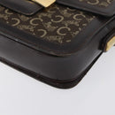 CELINE C Sulky Shoulder Bag Canvas Brown Gold Auth ep13505-15