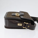 CELINE C Sulky Shoulder Bag Canvas Brown Gold Auth ep13505-3