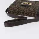 CELINE C Sulky Shoulder Bag Canvas Brown Gold Auth ep13505-7
