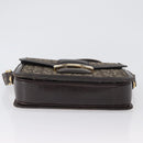 CELINE C Sulky Shoulder Bag Canvas Brown Gold Auth ep13505-5