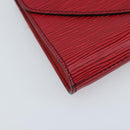 LOUIS VUITTON Epi Art Deco Clutch Bag Red M52637 LV Auth ep13508-14