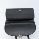 Burberrys Hand Bag Leather 2way Black Silver Auth ep13509-18