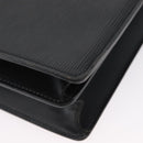 LOUIS VUITTON Epi Serviette Conseiller Aktenkoffer Schwarz M54422 LV Auth ep13510-15