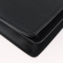 LOUIS VUITTON Epi Serviette Conseiller Aktenkoffer Schwarz M54422 LV Auth ep13510-16