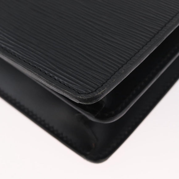 LOUIS VUITTON Epi Serviette Conseiller Aktenkoffer Schwarz M54422 LV Auth ep13510
