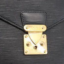 LOUIS VUITTON Epi Serviette Conseiller Aktenkoffer Schwarz M54422 LV Auth ep13510-17