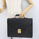 LOUIS VUITTON Epi Serviette Conseiller Aktenkoffer Schwarz M54422 LV Auth ep13510-25