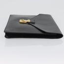 LOUIS VUITTON Epi Porte Documents・Senatur Briefcase Black M54452 Auth ep13511-3