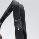 Christian Dior Trotter Canvas Shoulder Bag Navy Gold Auth ep13512-10