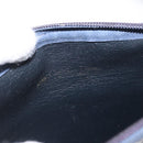 Christian Dior Trotter Canvas Shoulder Bag Navy Gold Auth ep13512-20