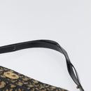 Christian Dior Trotter Canvas Shoulder Bag Navy Gold Auth ep13512-14