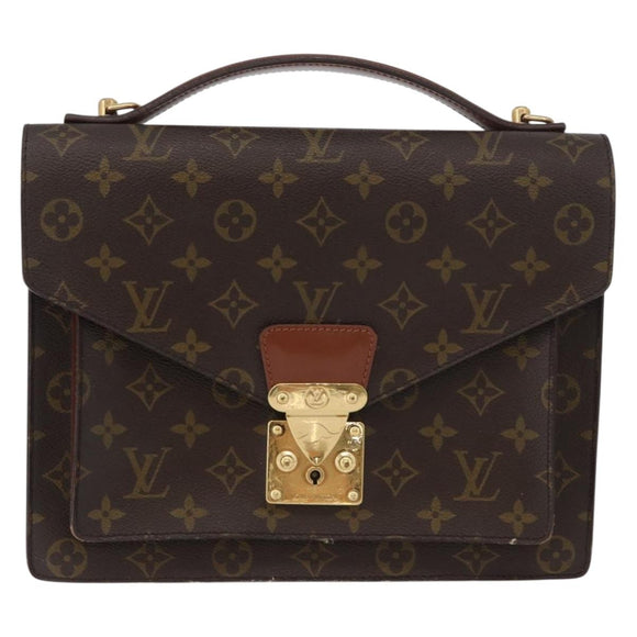 LOUIS VUITTON Monogram Monceau 28 Hand Bag M51185 LV Auth ep13515