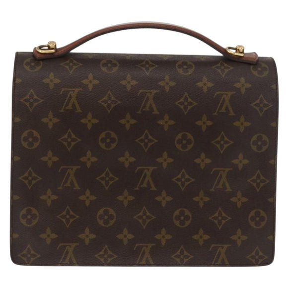 LOUIS VUITTON Monogram Monceau 28 Hand Bag M51185 LV Auth ep13515